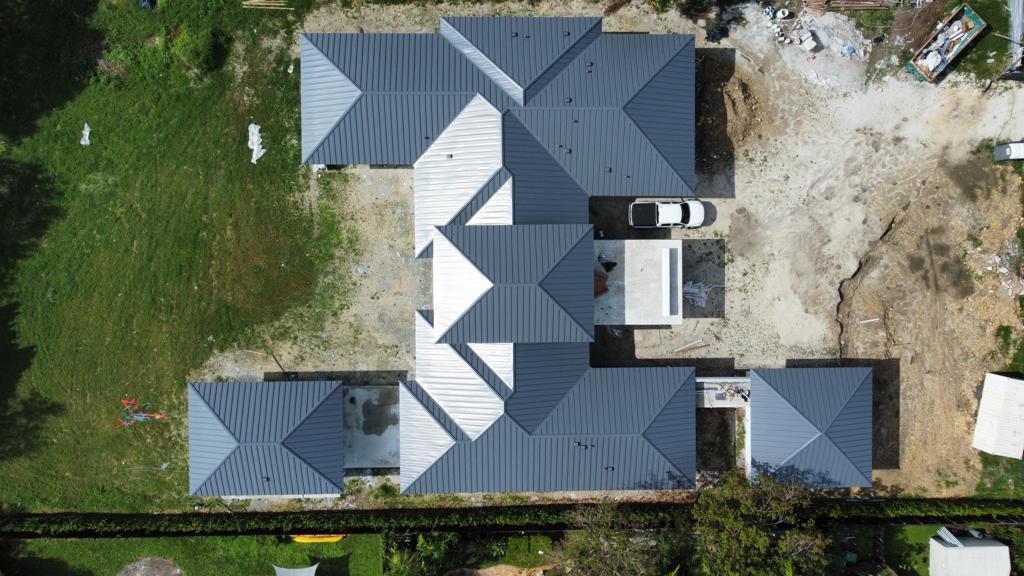 Project with Charcoal Gray 1.5" Mechanical Standing Seam